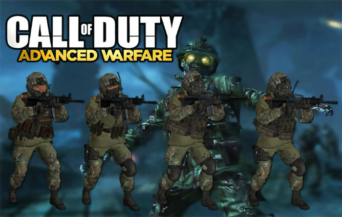 Call Of Duty Advanced Warfare North Korean Soldier ( Team СT )