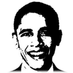 Чорно-белый Obama