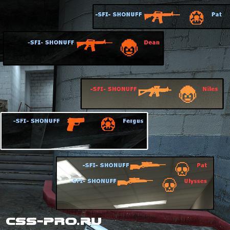 Иконки хедшотов для Counter-Strike Source