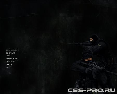 Фон меню tactical для Counter-Strike Source