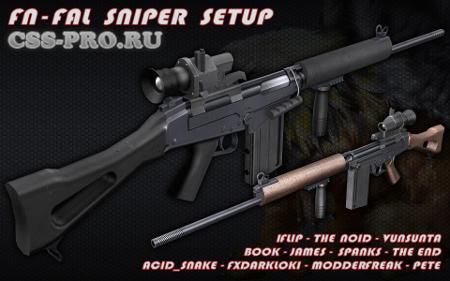 скин FN-FAL Sniper для CSS