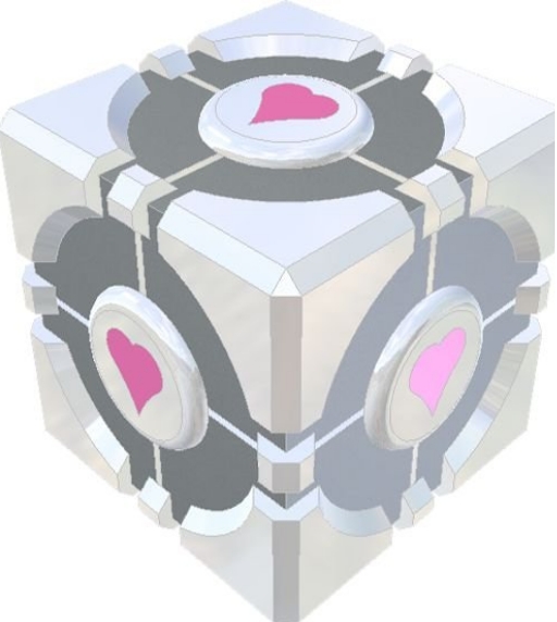 aNINJApie's Companion Cube Crate Replacement