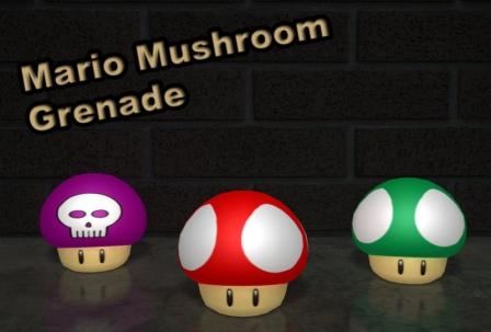 Mario Mushroom Grenade Pack