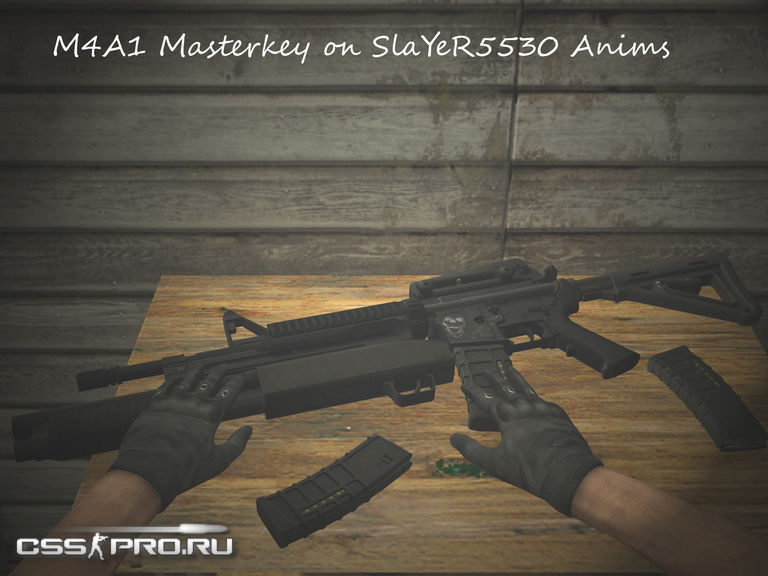 M4A1 Masterkey on SlaYeR5530 Animations