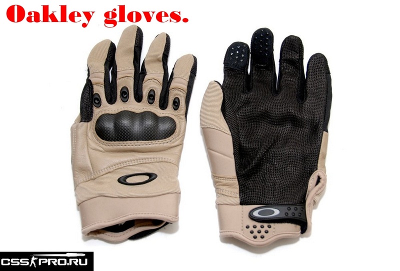 Oakley gloves.