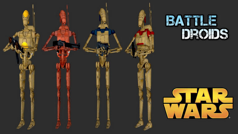 Battledroids из Star Wars (T Pack)