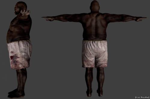 Жирный мужик в труселях из Resident Evil 5 - 1