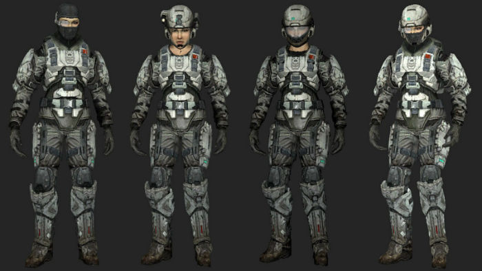 Halo Reach - Female UNSC Army/Marines  (CT Packs)