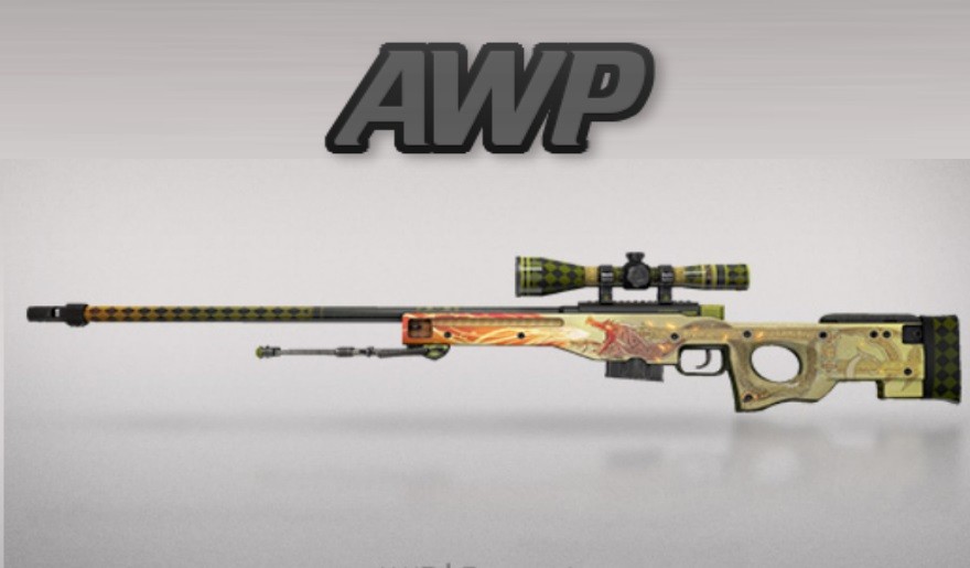 AWP CS:GO коллекция из 4 штук  для Counter-Strike: Source