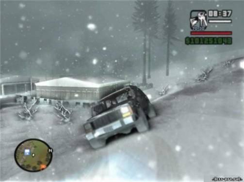 GTA San Andreas: Snow Mod - 4