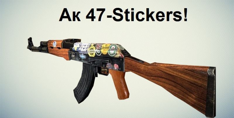 Ak 47-Stickers!