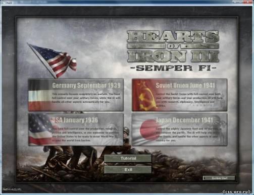 Hearts of Iron 3: Semper Fi (RUS/ENG) - 1