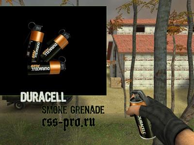Модель grenade (duracell smoke grenade) для CS:S
