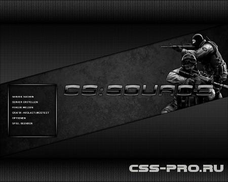 Фон меню black для Counter-Strike Source