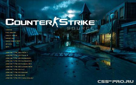 Фон меню Zombie Town для Counter-Strike Source