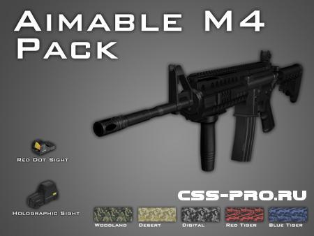 Aimable M4 Pack (С прицелом)