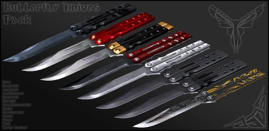 butterfly knives pack
