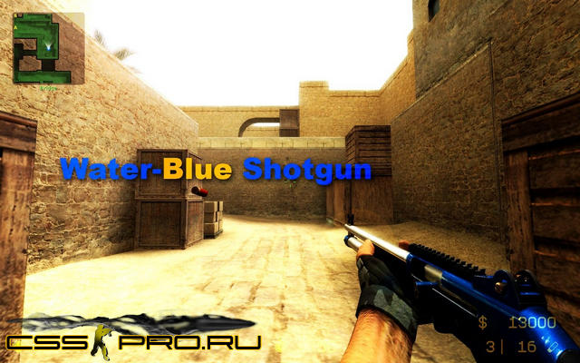 Water Blue Shotgun