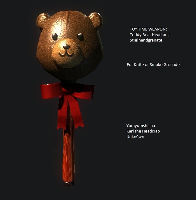 Teddy Bear Stielhandgranate
