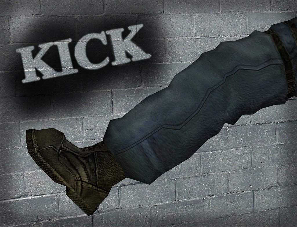 Kick Пинок вместо Ножа