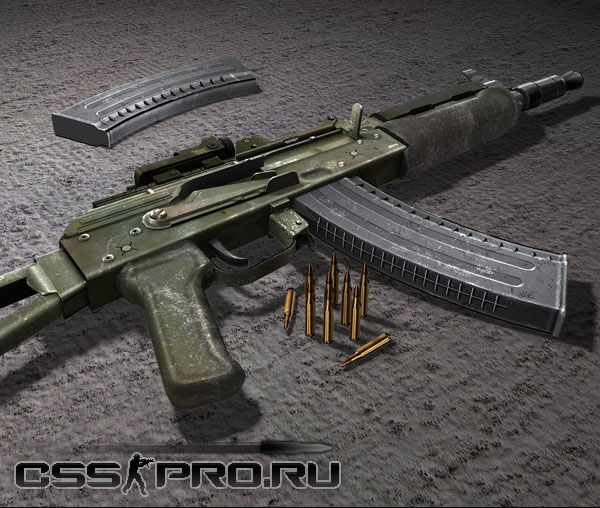 AKS-74U с Battlefield 2