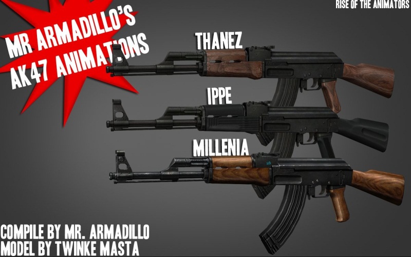 Twinke's AK on Mr. Armadillo's