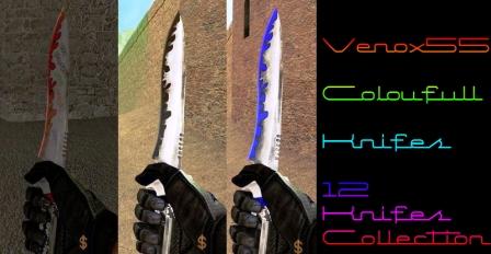 Venox55 Colourfull Knifes