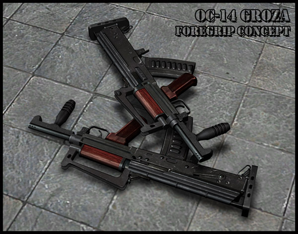 OC-14 Groza (foregrip concept)