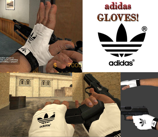 Adidas White Gloves