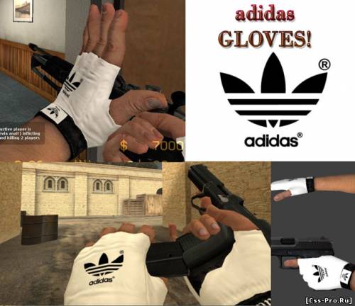 Adidas White Gloves - 1