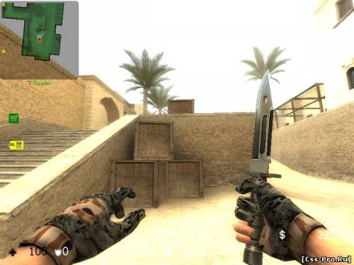 Military desert knife v2 - 2