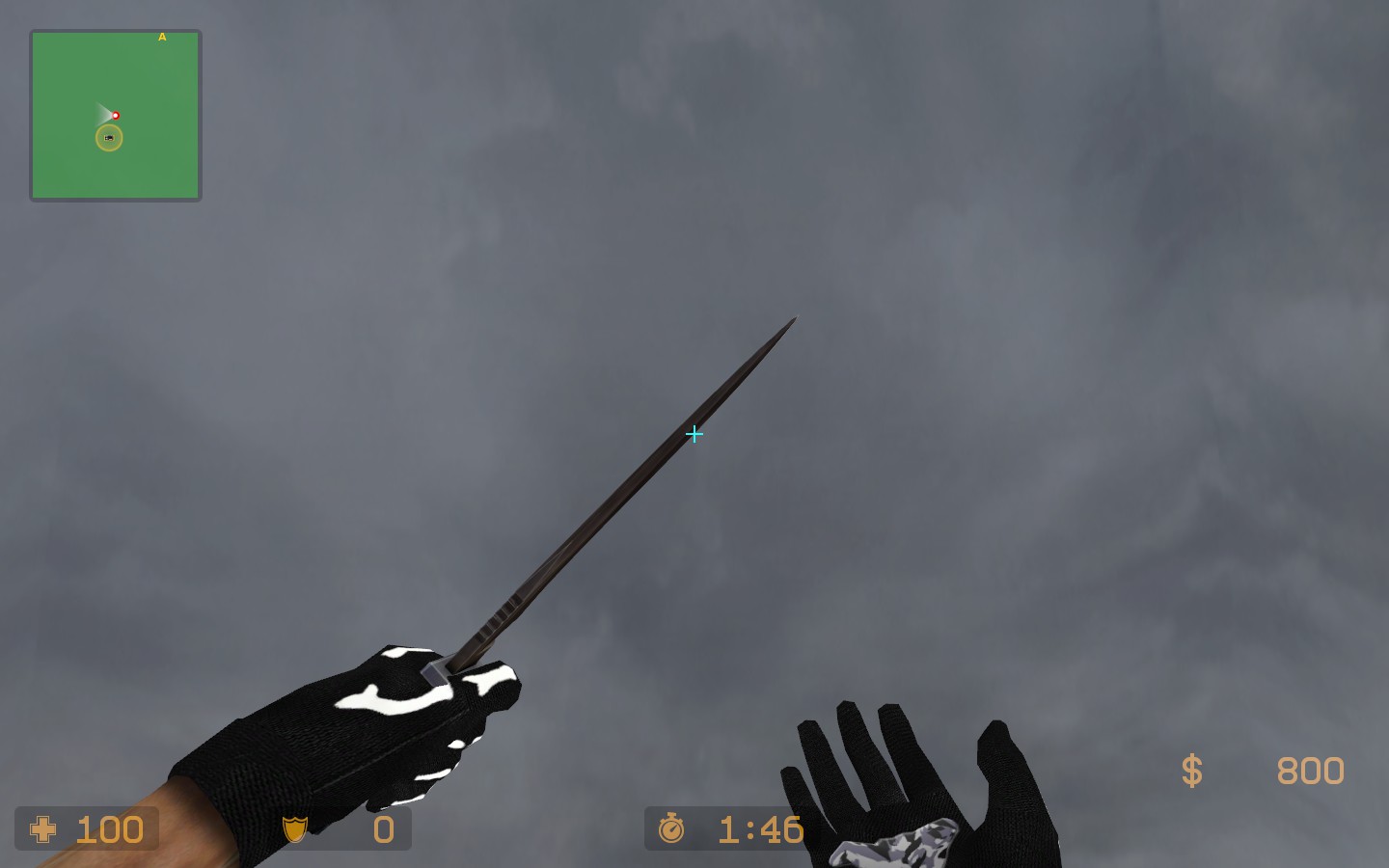 Clean Black Knife