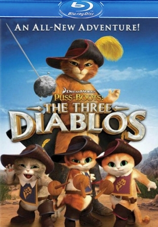 Кот в сапогах: Три Чертенка / Puss in Boots: The Three Diablos (2011) HDRip | Лицензия Профессиональный (полное дублирование) | Лицензия!