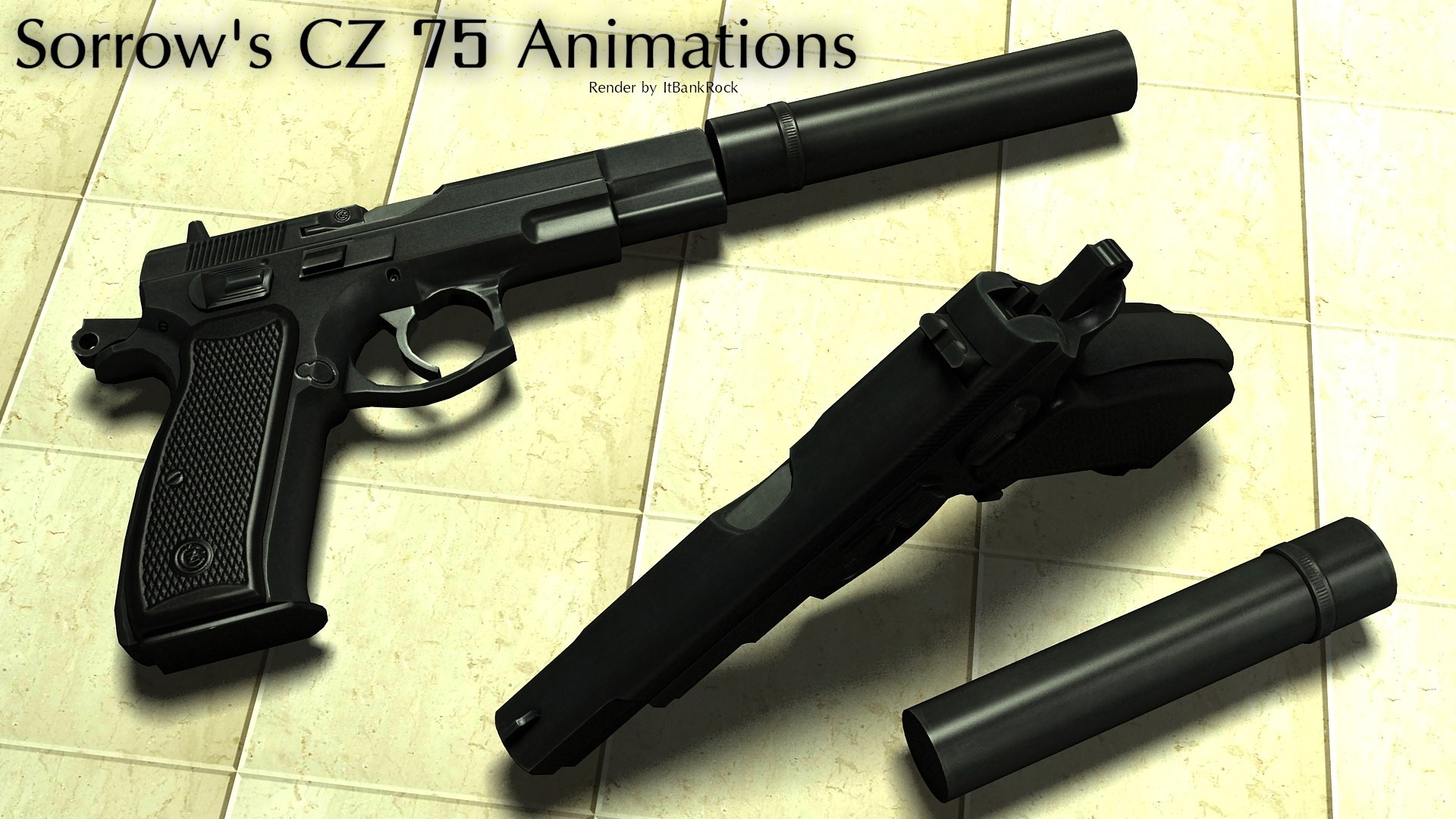 CZ75 on Sorrow's Animations
