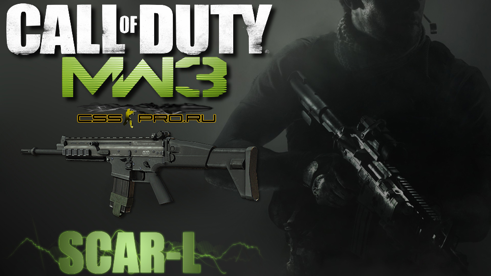 COD8 MW3 SCAR-L for CSS