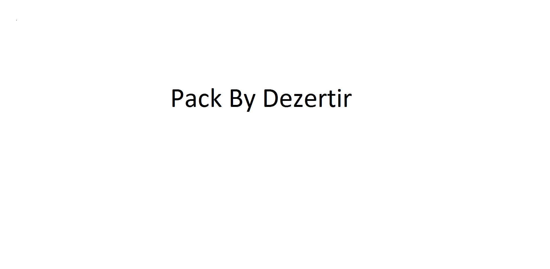 Pack by DeZeRTiR