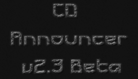 CD Announcer v2.3 Beta