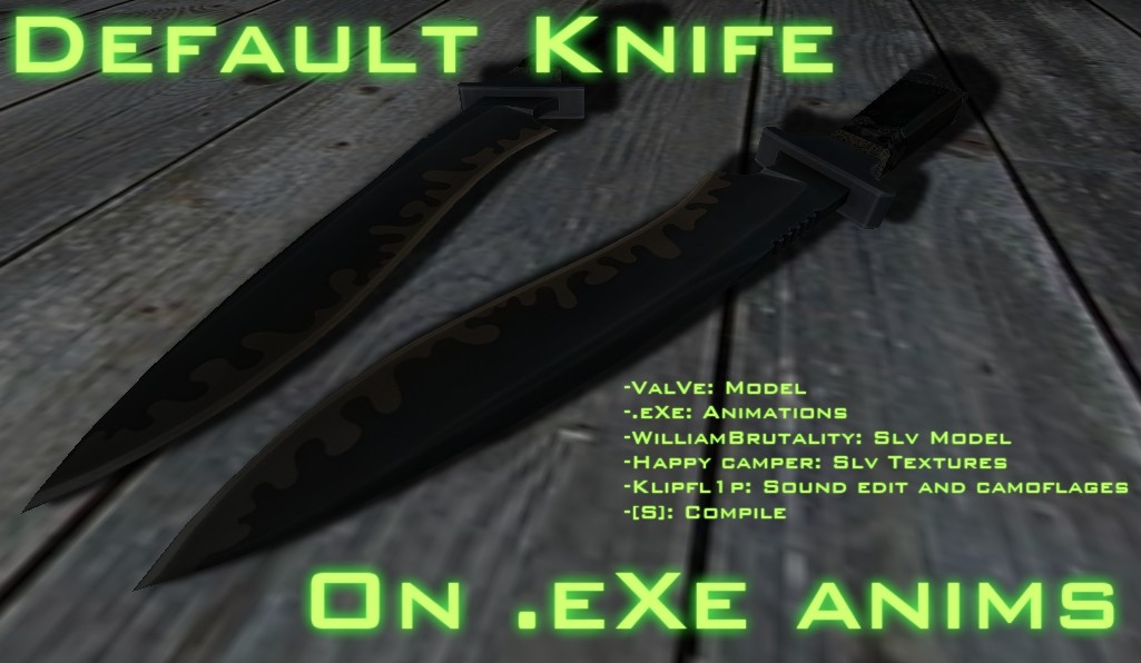 Default Knife on .eXe animations