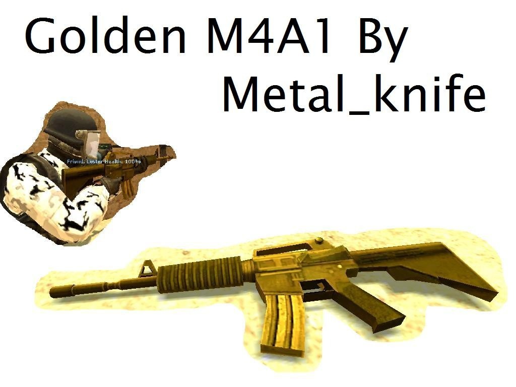 Golden M4A1