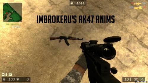 AK47 On ImBrokeRu's anims v2 - 2