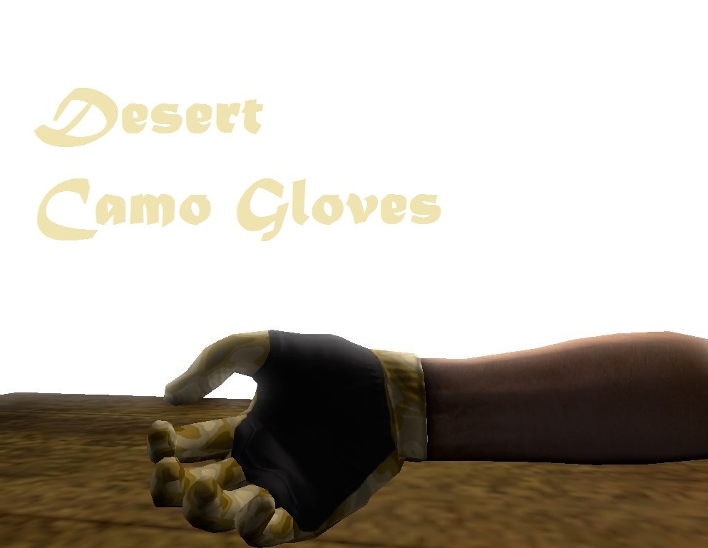 Desert Camo Gloves In Source