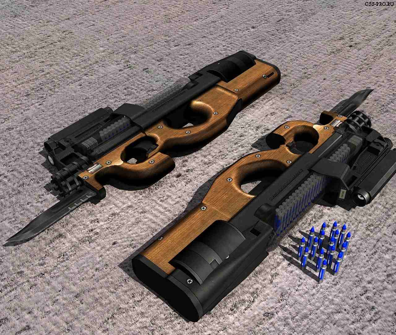 DarkElfa's P90 Mk. 3 With Teh Maestro's UV Bullets