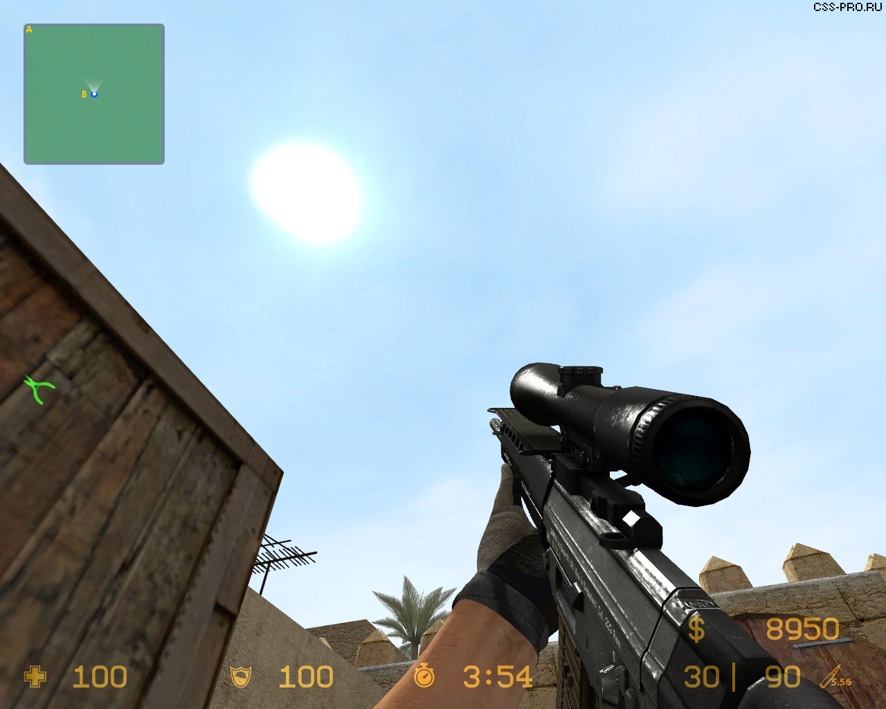 Realistic Sig SG550 Sniper