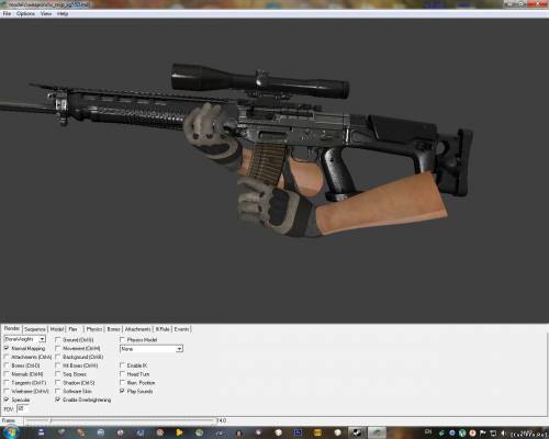 Realistic Sig SG550 Sniper - 1