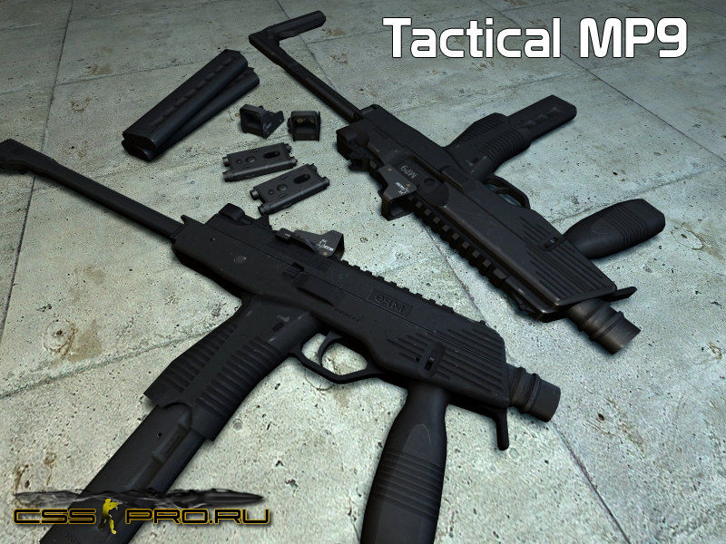 Tactical MP9 on Fallout Animations