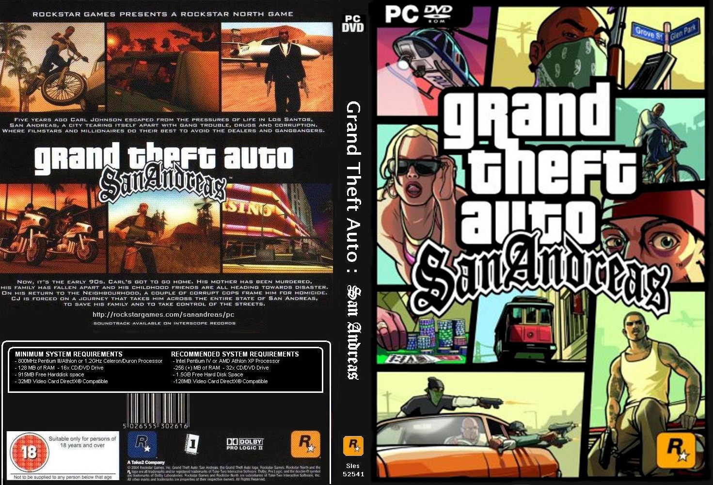 Grand Theft Auto San Andreas + MultiPlayer [0.3e]