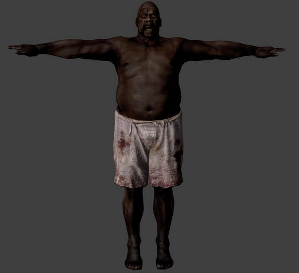 Жирный мужик в труселях из Resident Evil 5