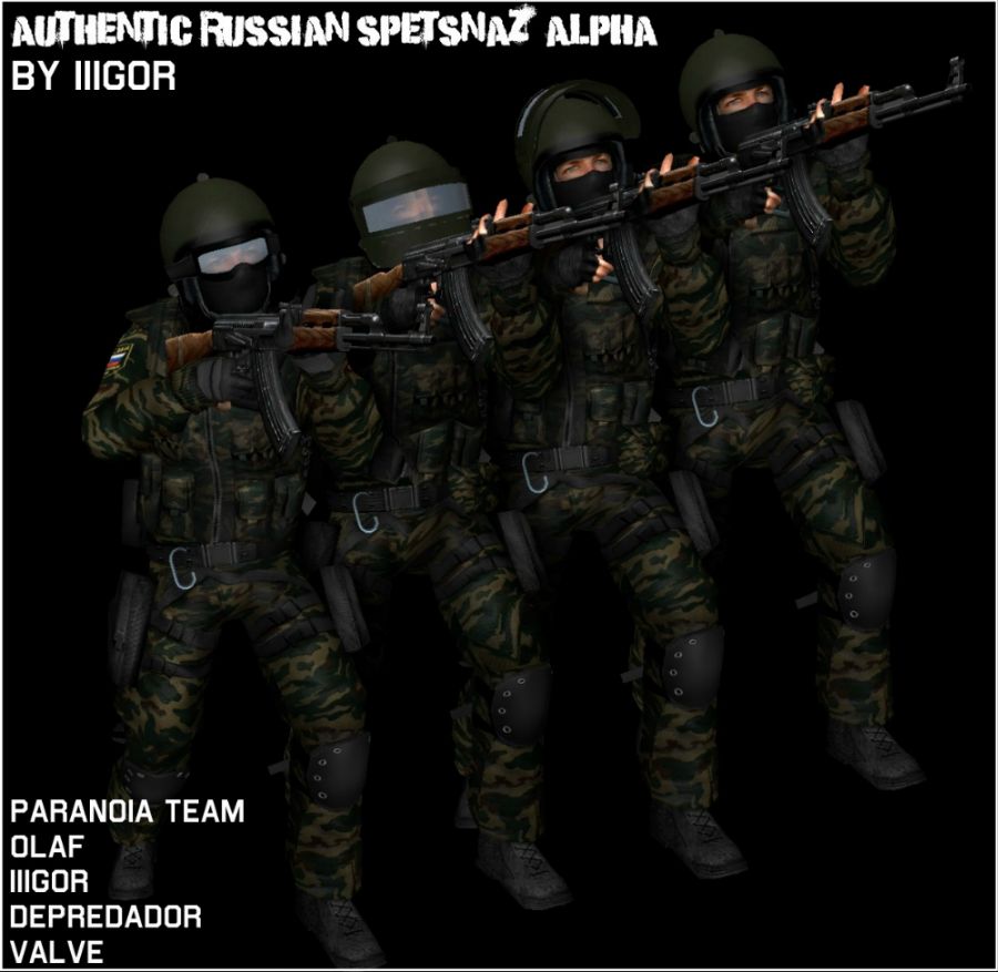 Realistic Spetsnaz Alpha CT Pack